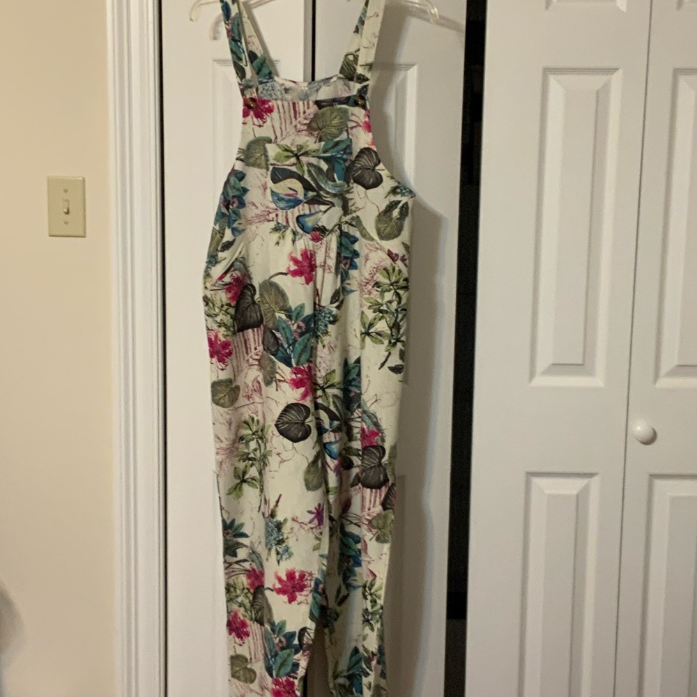Tropical print jumpsuit